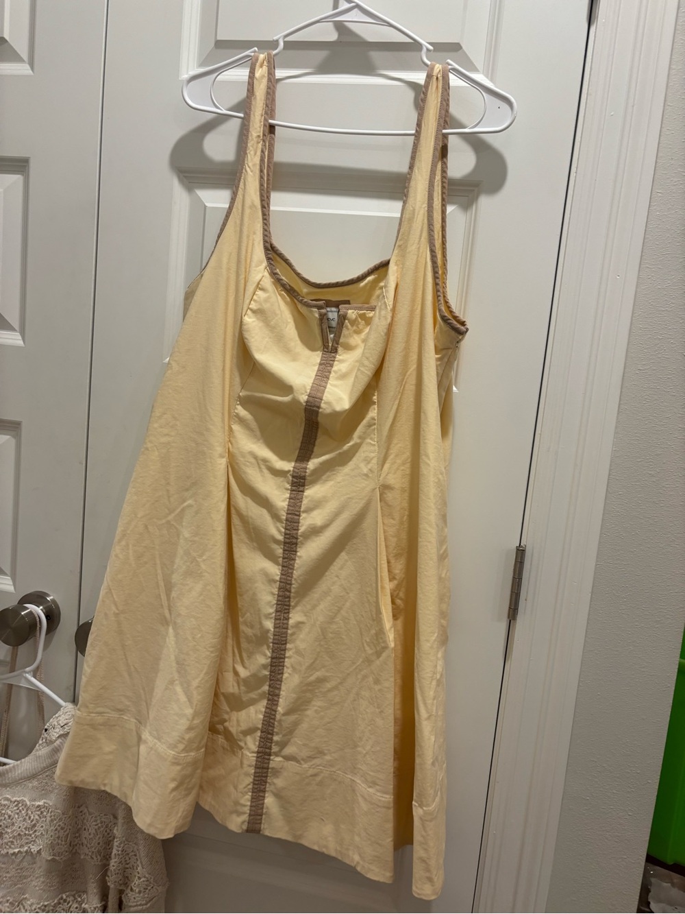 Maeve sleeveless Dress with Contrast Trim 2x